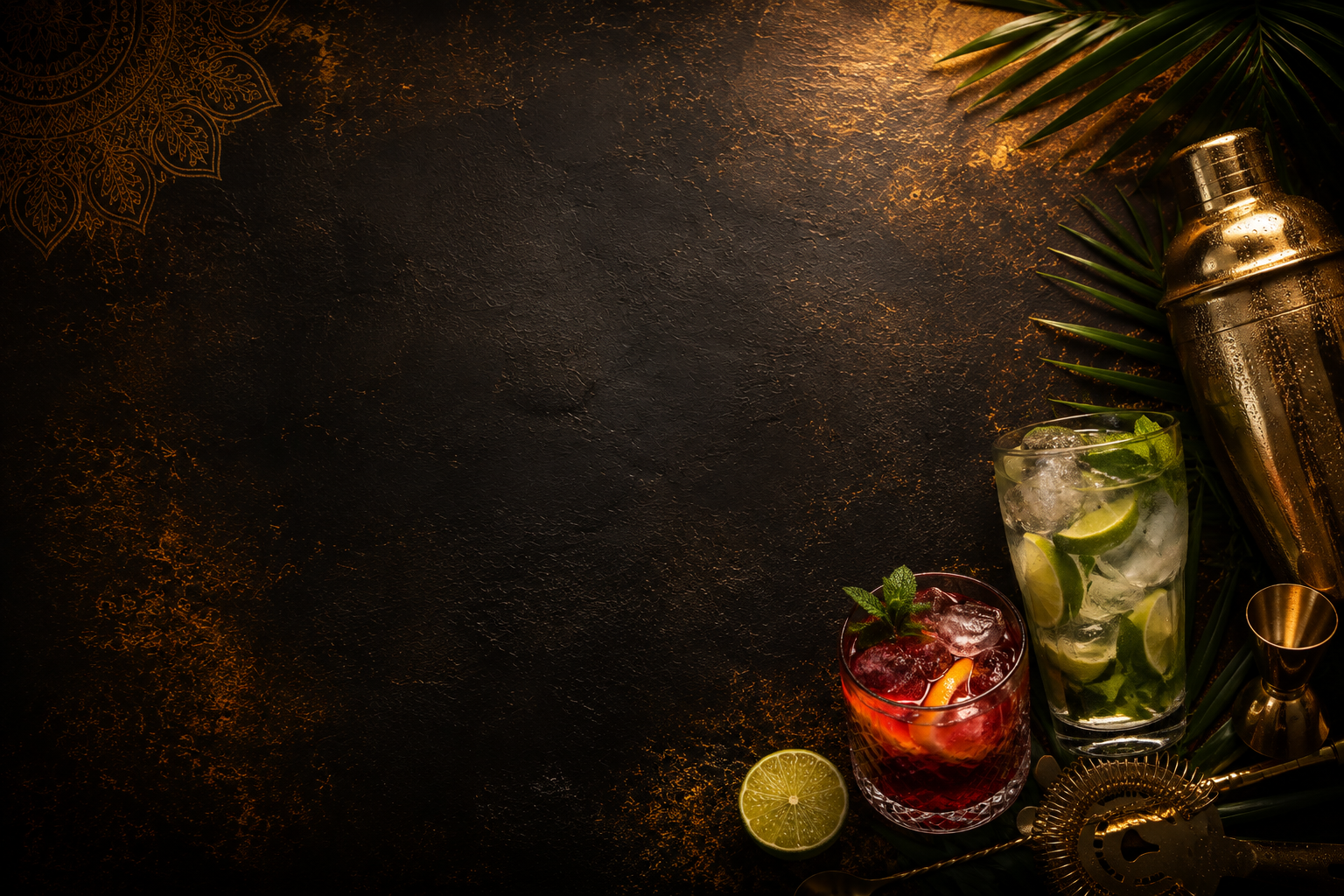 Drinks menu